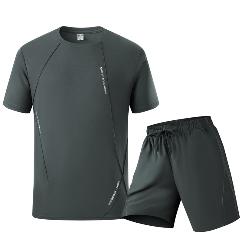 Summer Gym Clothing - Men's Summer Sports Set Quick Dry