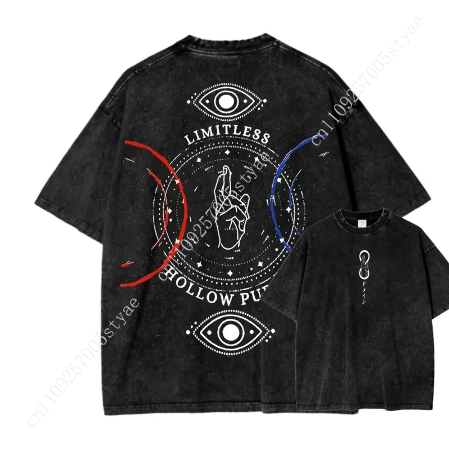 Yours Summer Clothing - Anime Gojo Satoru Print T-shirt Men