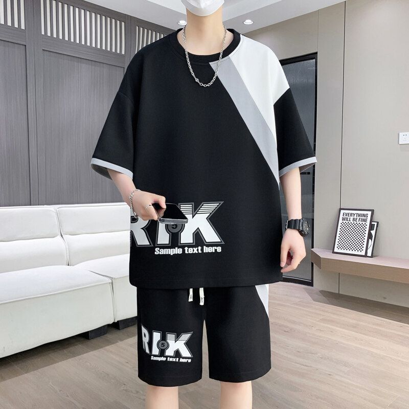 Summer Clothing For Teens - Teen Boys Summer Clothing Set Loose