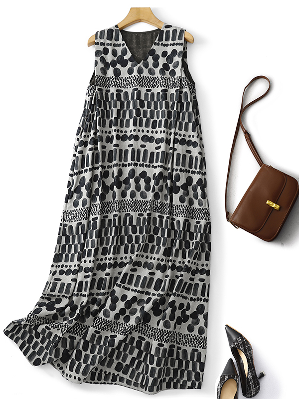 Summer New Cotton Linen Geomet - đánh giá và giá Summer Clothing Label
