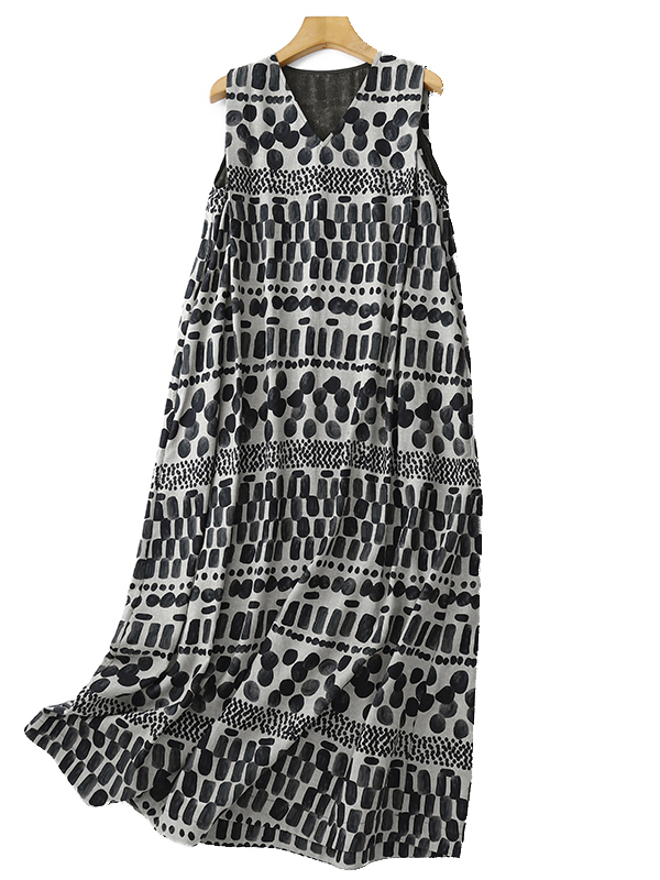 Summer New Cotton Linen Geomet - đánh giá và giá Summer Clothing Label