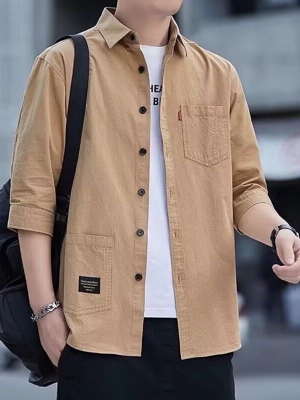 Summer New Men's Mid-Sleeve Lo - đánh giá và giá Summer Clothing For Teens