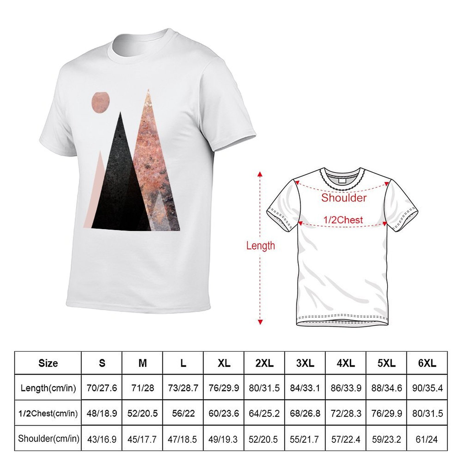 Nordic Mountain Range T-Shirt  - đánh giá và giá Summer Clothing Range