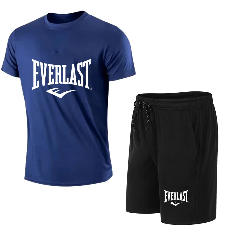 2026 Men's Summer T-Shirt+Shor - đánh giá và giá Summer Gym Clothing