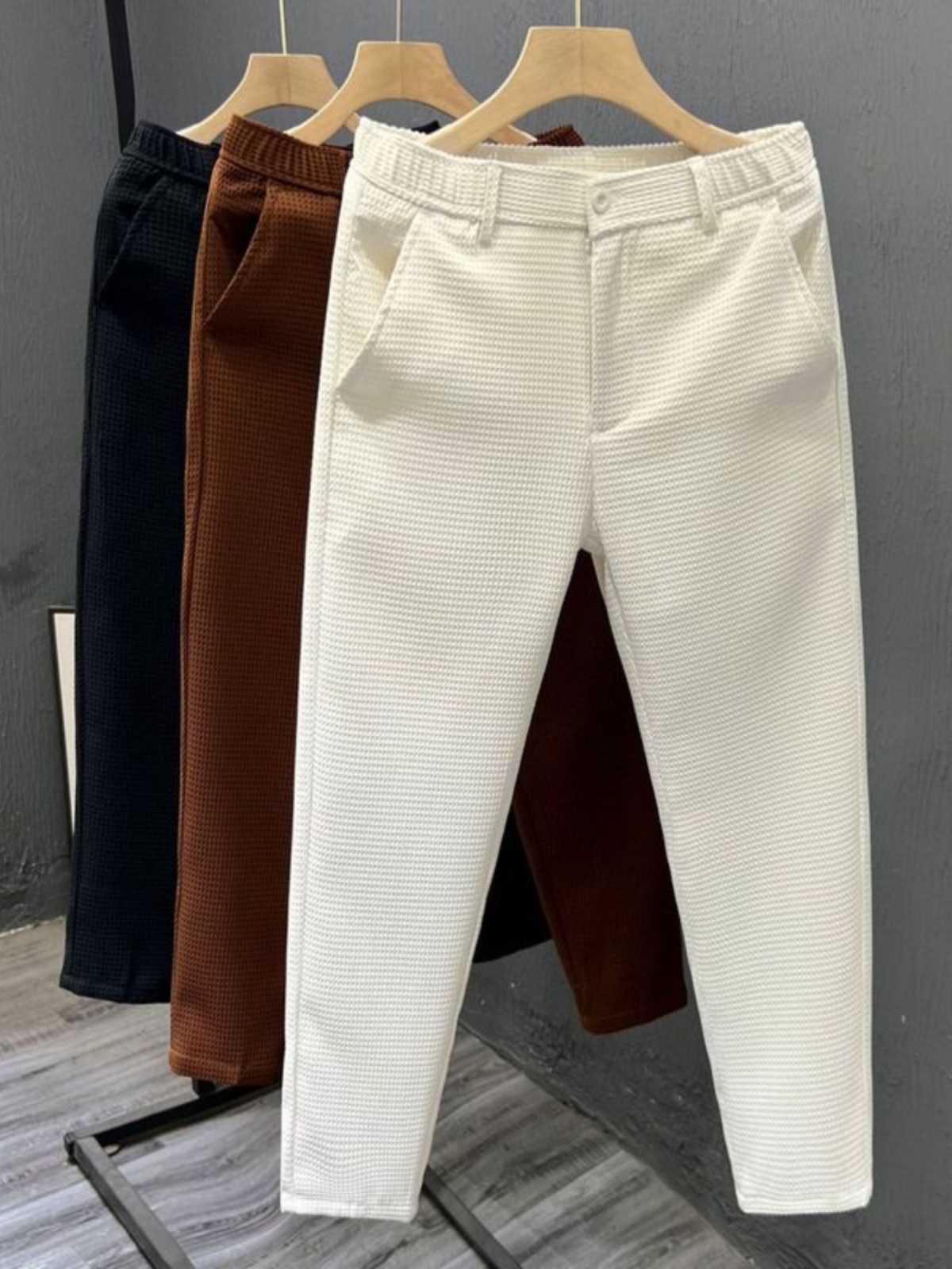 Casual Slim Fit Men's West Pan - đánh giá và giá Summer Clothing For Teens