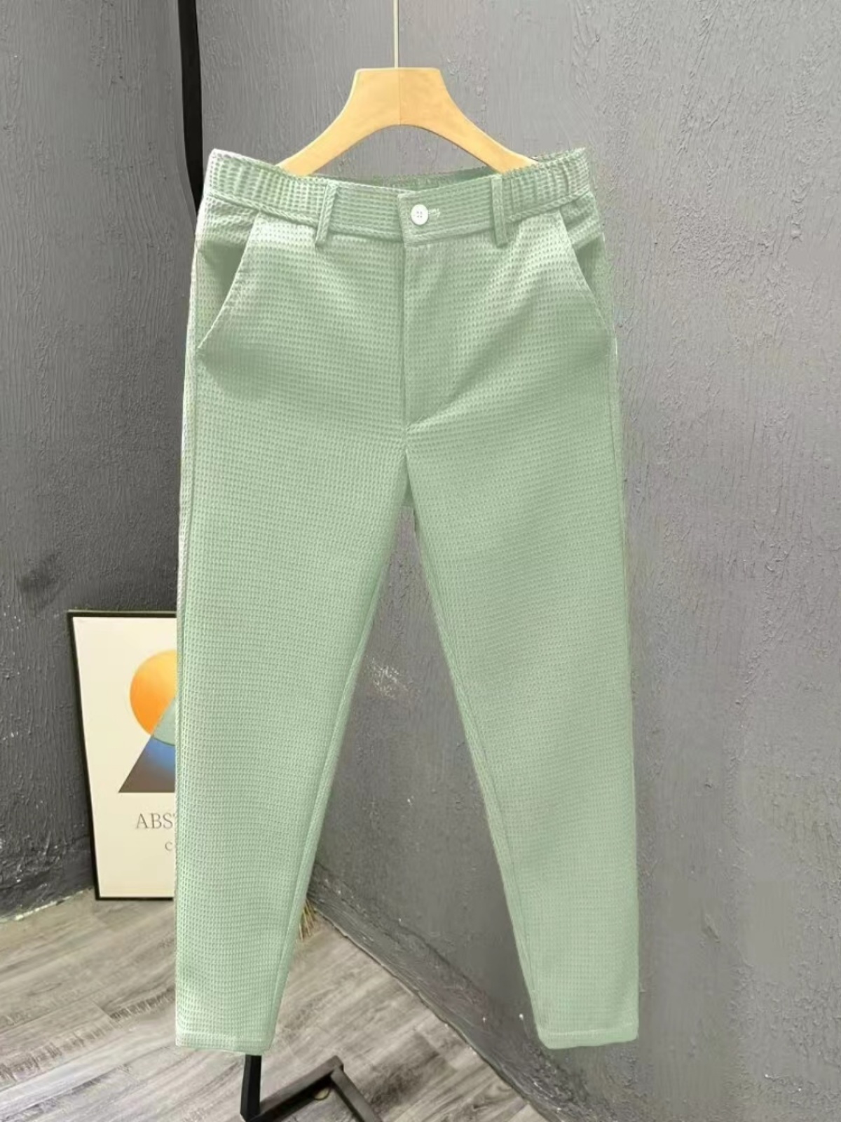 Casual Slim Fit Men's West Pan - đánh giá và giá Summer Clothing For Teens