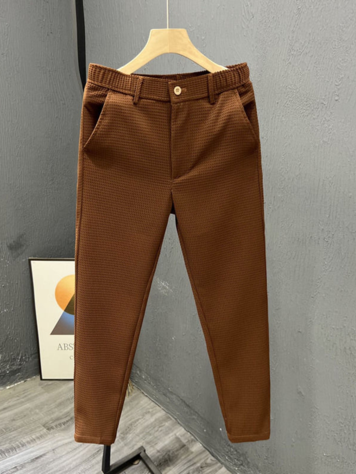 Casual Slim Fit Men's West Pan - đánh giá và giá Summer Clothing For Teens