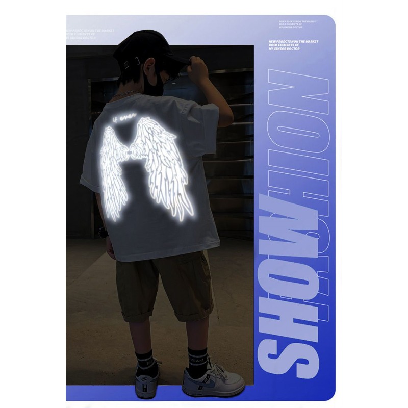 Youth Reflective Wings T Shirt - đánh giá và giá Summer Clothing For Teens