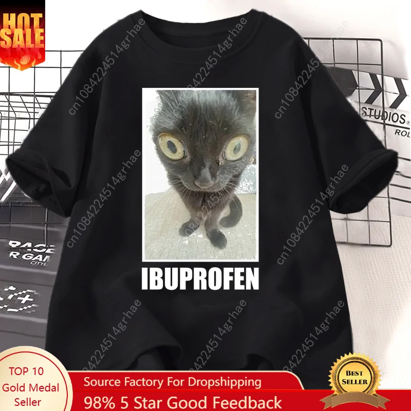 Funny Cat Ibuprofen Graphic T  - đánh giá và giá Yours Summer Clothing