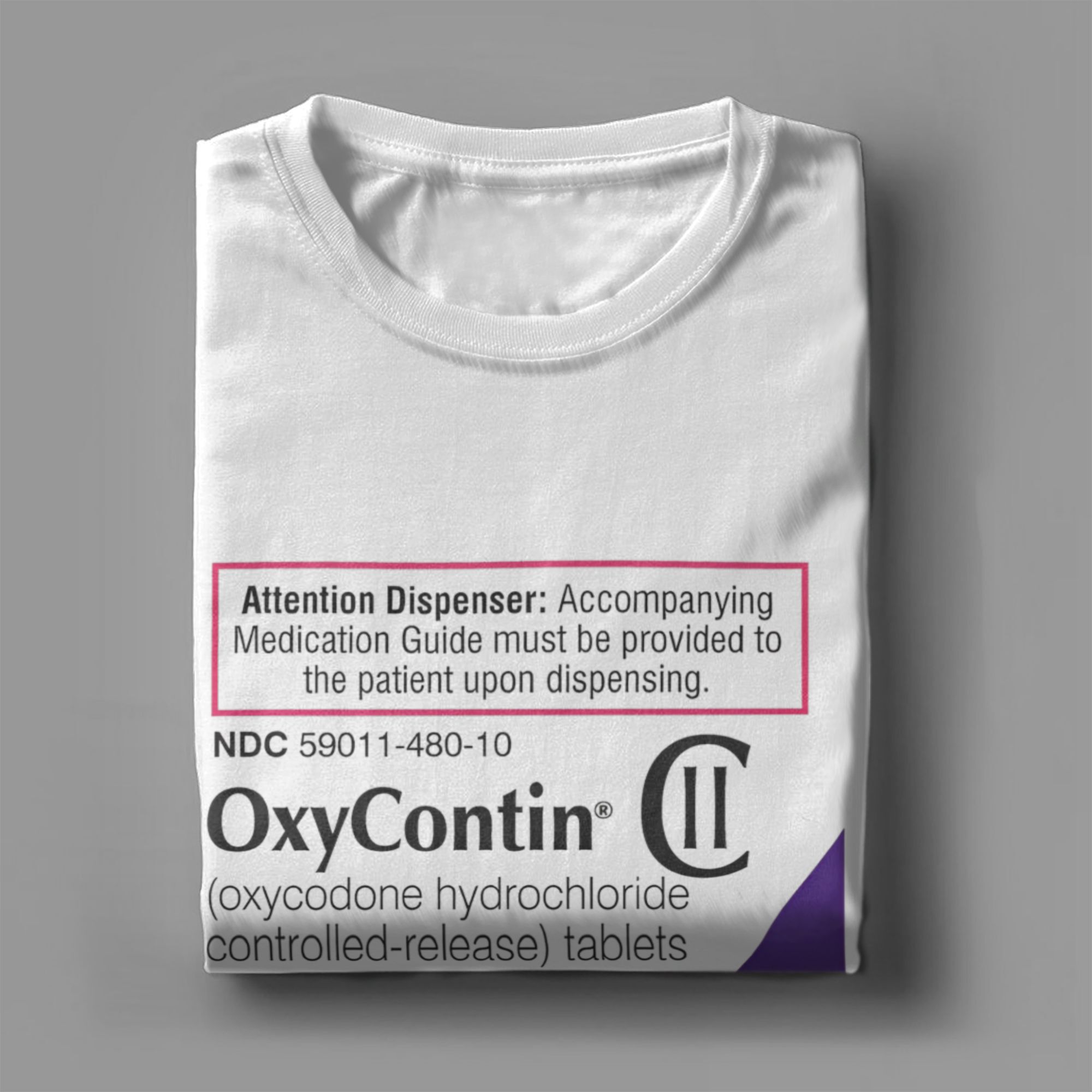 Oxycontin 80mg Label Men's T S - đánh giá và giá Summer Clothing Label
