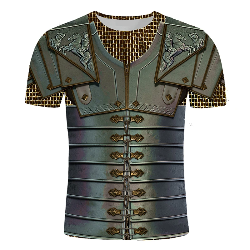 Retro 3D Print Medieval Knight - đánh giá và giá Summer Knights Clothing