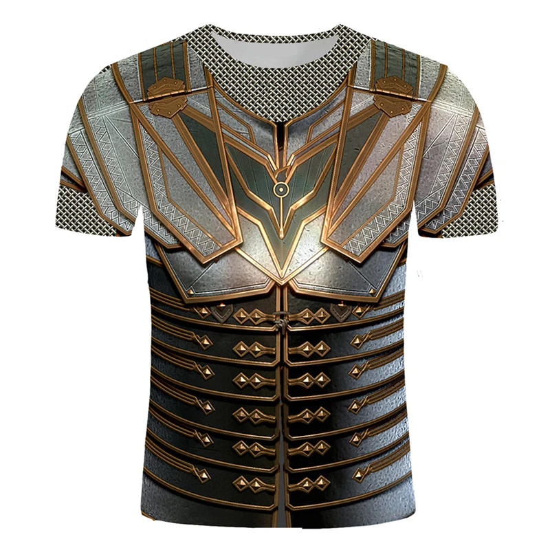 Retro 3D Print Medieval Knight - đánh giá và giá Summer Knights Clothing