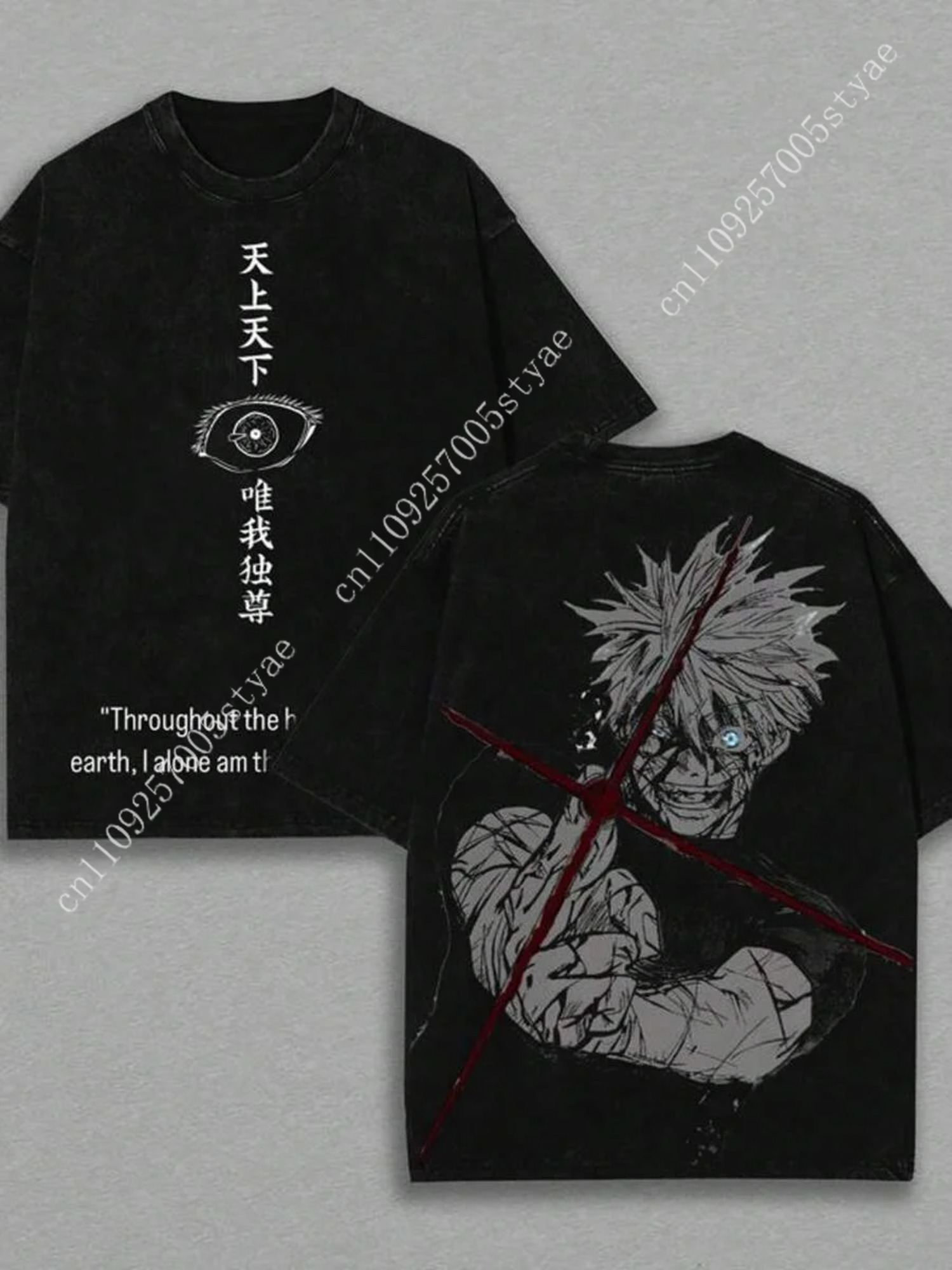 Gojo Satoru Graphic Tshirt  Ma - đánh giá và giá Yours Summer Clothing