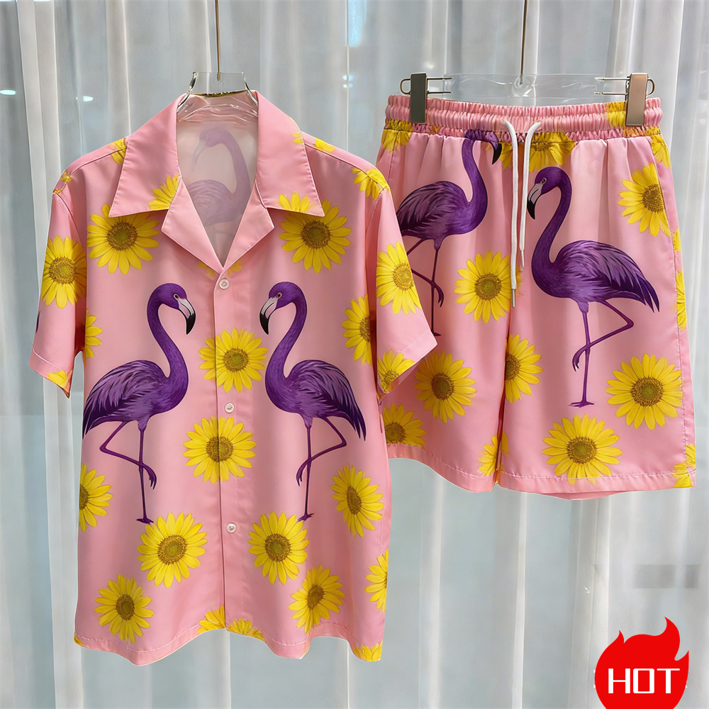 Summer Men's Shirt Sets Plants - đánh giá và giá Summer Clothing Vacation