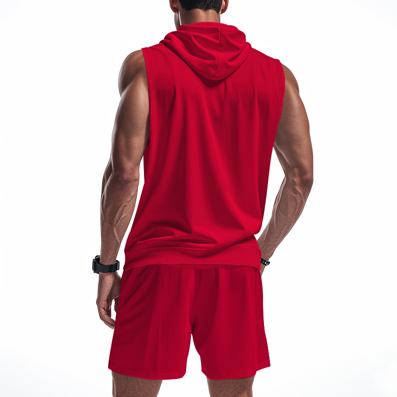 Men's Suit Sleeveless Hoodie T - đánh giá và giá Summer Gym Clothing