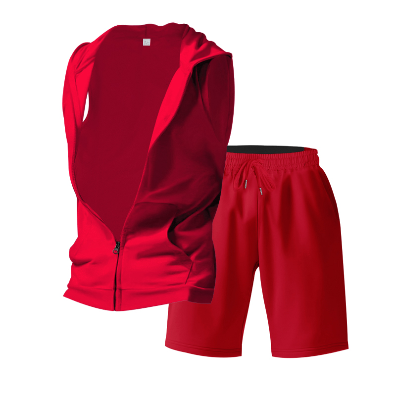 Men's Suit Sleeveless Hoodie T - đánh giá và giá Summer Gym Clothing