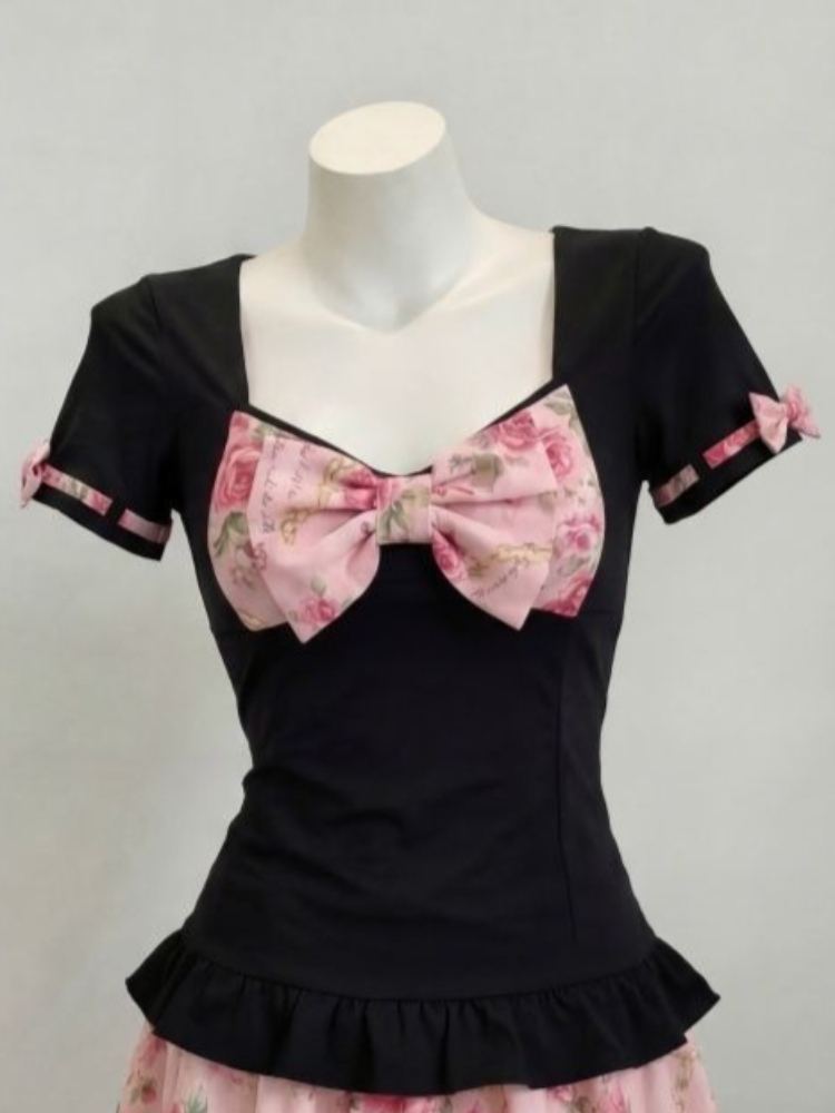 Women's Sweet Floral Print Two - đánh giá và giá Summer Clothing Accessories