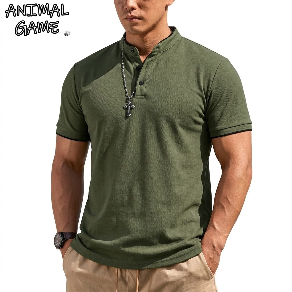 Summer Short Sleeve Henley Shi - đánh giá và giá Summer Gym Clothing
