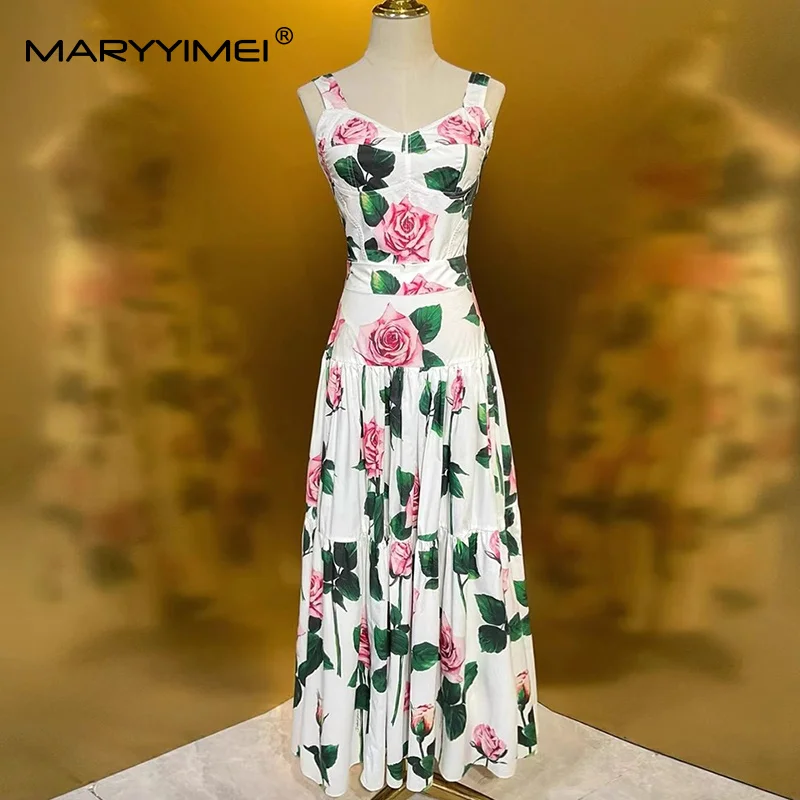 MARYYIMEI Floral-Print Pleated - đánh giá và giá Summer Clothing Accessories