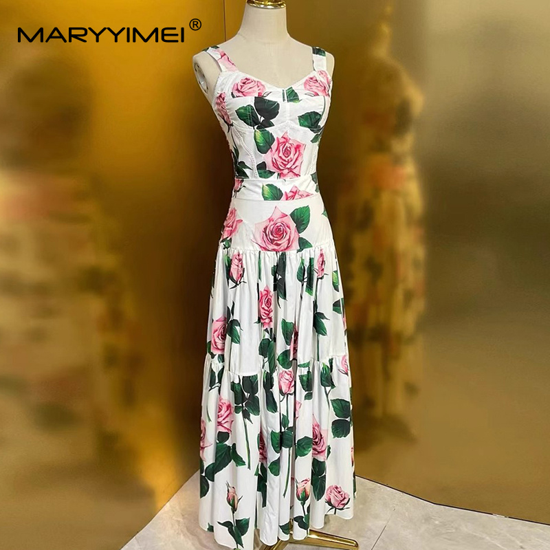MARYYIMEI Floral-Print Pleated - đánh giá và giá Summer Clothing Accessories