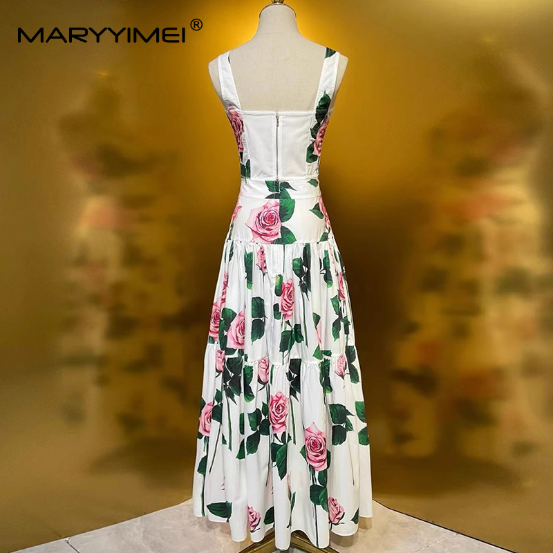 MARYYIMEI Floral-Print Pleated - đánh giá và giá Summer Clothing Accessories