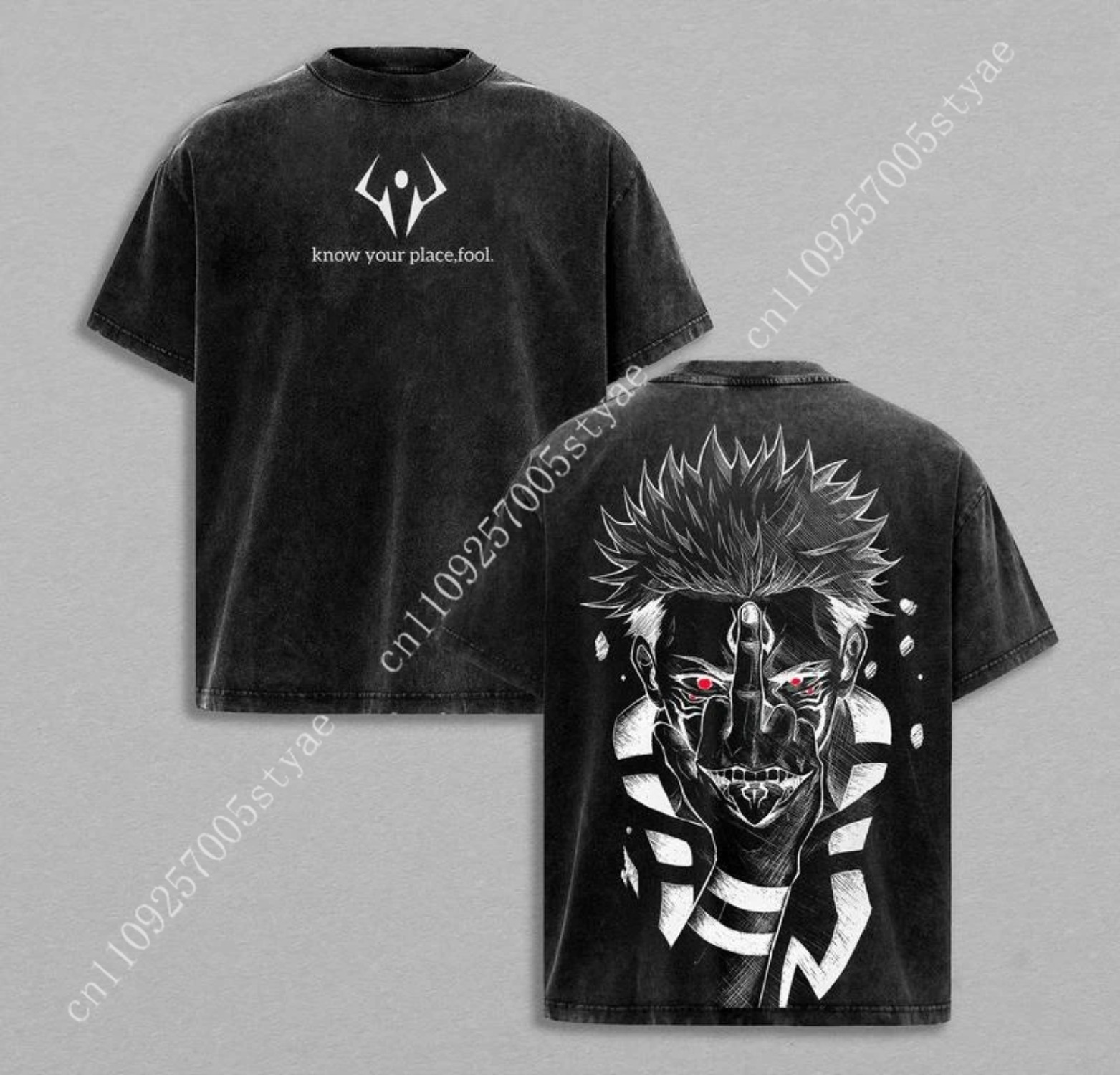 Anime  Ryomen Sukuna Graphic T - đánh giá và giá Yours Summer Clothing