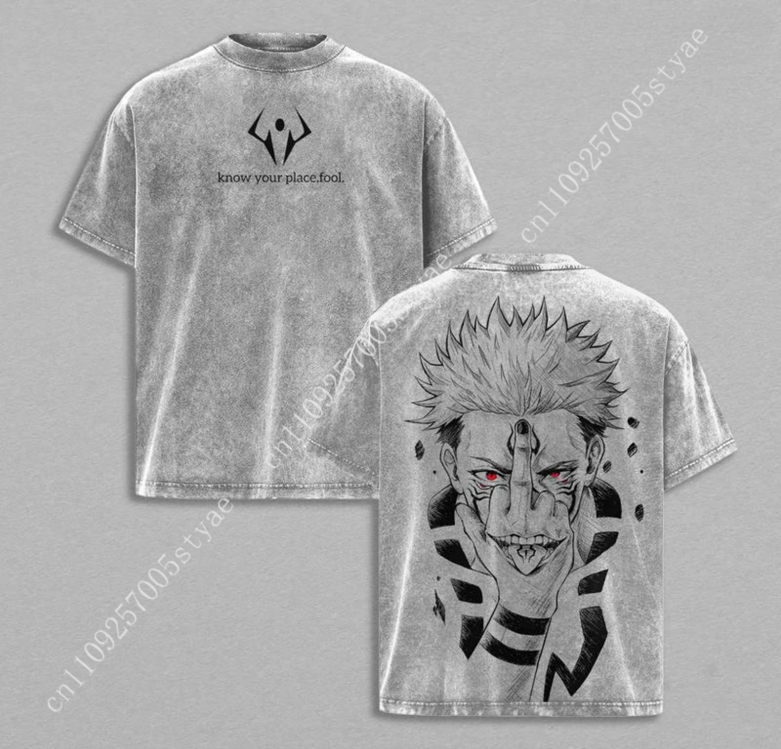 Anime  Ryomen Sukuna Graphic T - đánh giá và giá Yours Summer Clothing