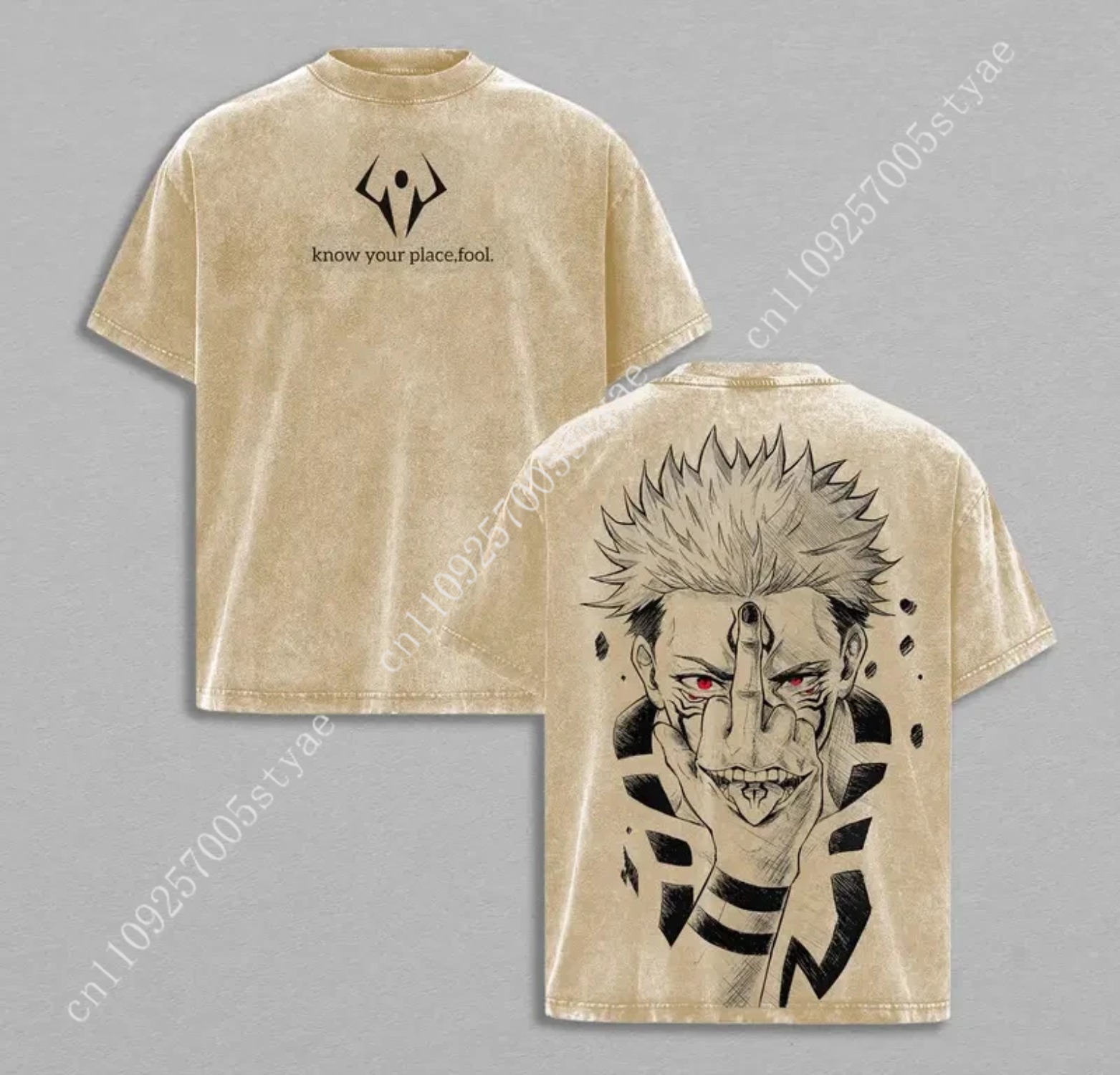 Anime  Ryomen Sukuna Graphic T - đánh giá và giá Yours Summer Clothing