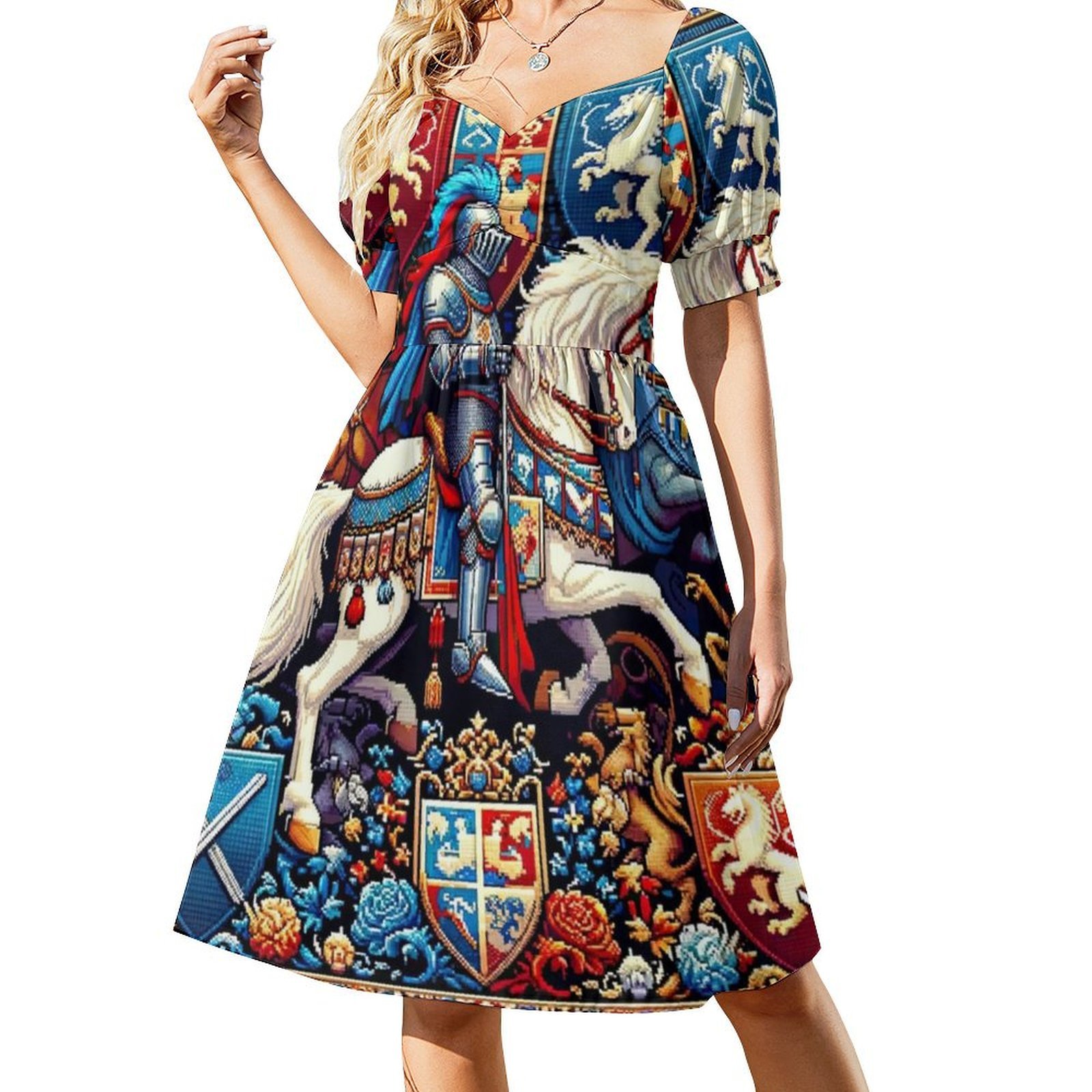 Seamless Pattern Knight Kingdo - đánh giá và giá Summer Knights Clothing